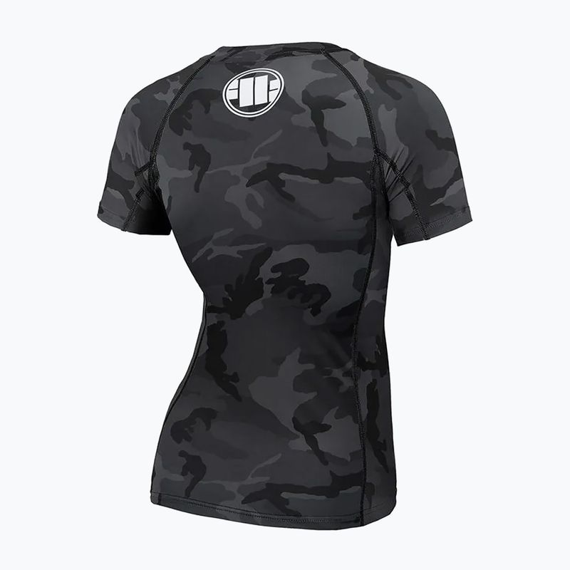 Ladies' Rashguard Pitbull West Coast Rash T-S All black camo 2