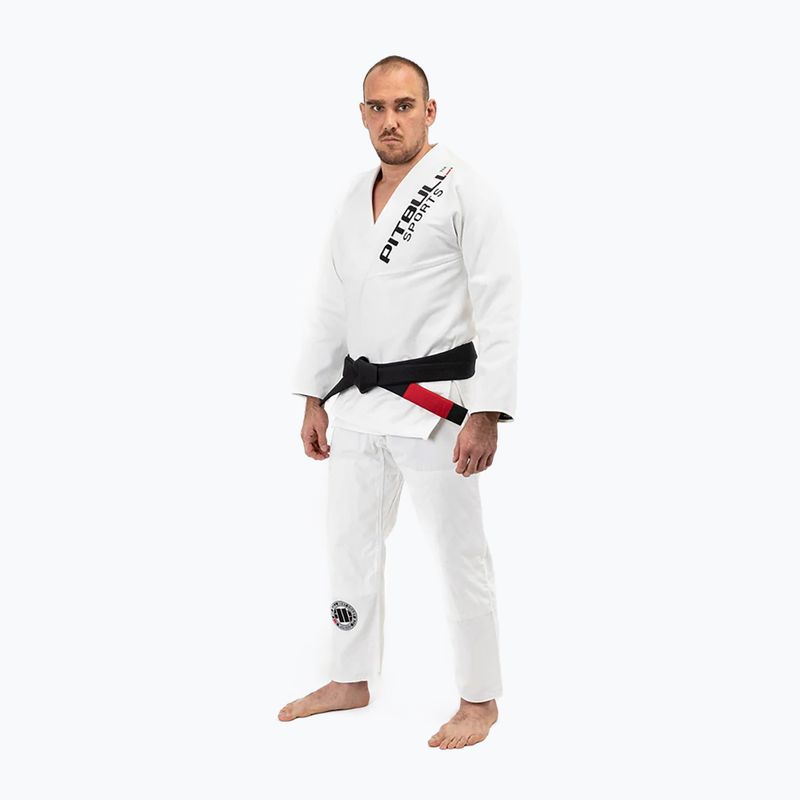 GI for men's Brazilian jiu-jitsu Pitbull West Coast Gi BJJ PB 2017 450 white