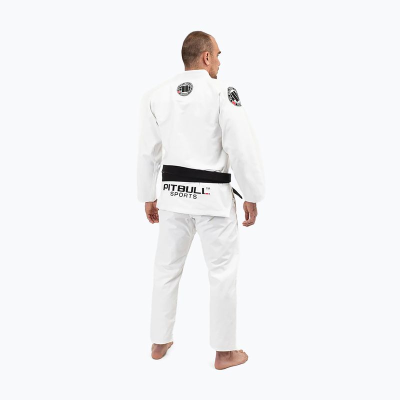 GI for men's Brazilian jiu-jitsu Pitbull West Coast Gi BJJ PB 2017 450 white 2