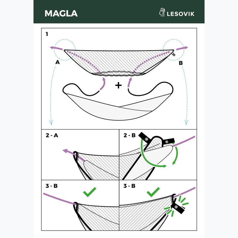 Mosquito net Lesovik Magla black 2