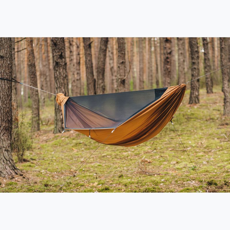 Hiking hammock Lesovik Draka golden brown 3