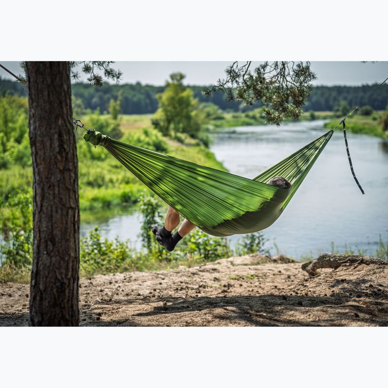 Travel hammock Lesovik Bright treetop green 5