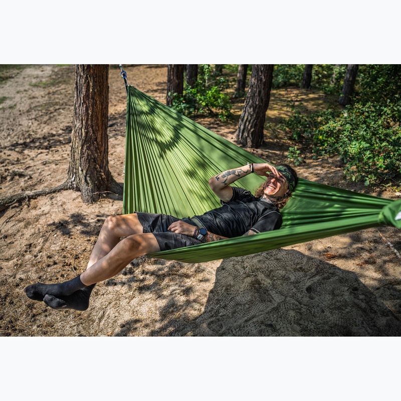 Travel hammock Lesovik Bright treetop green 6