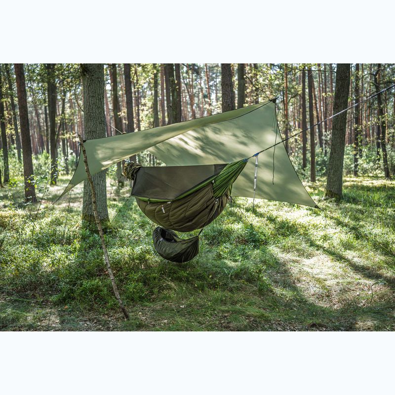 Travel hammock Lesovik Draka 2026 treetop green 2