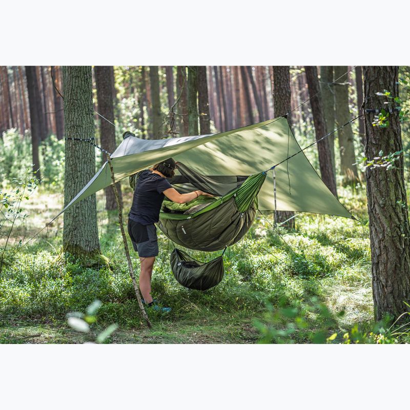 Travel hammock Lesovik Draka 2026 treetop green 4