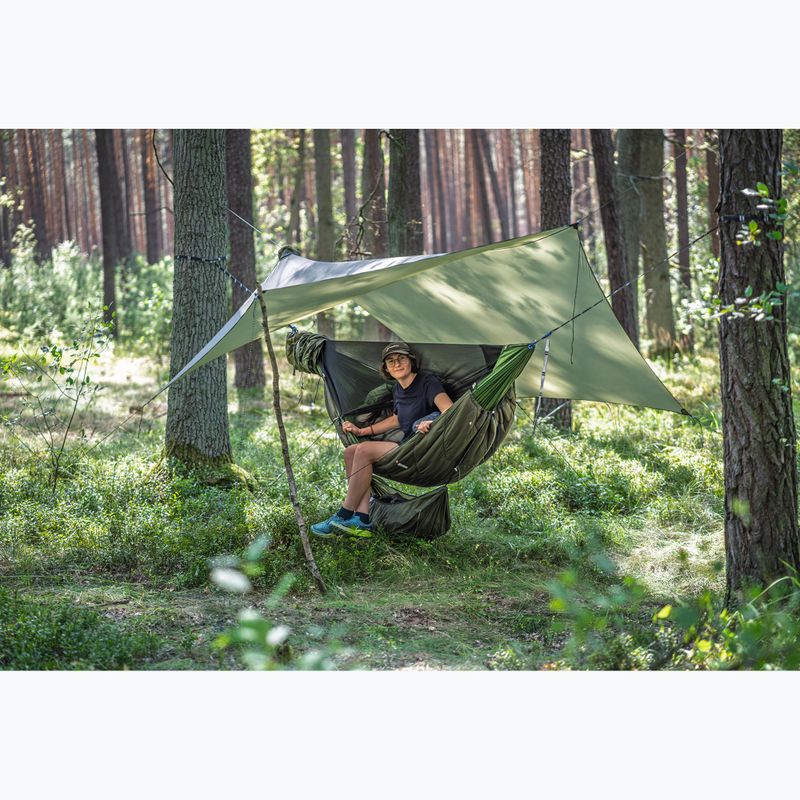 Travel hammock Lesovik Draka 2026 treetop green 5