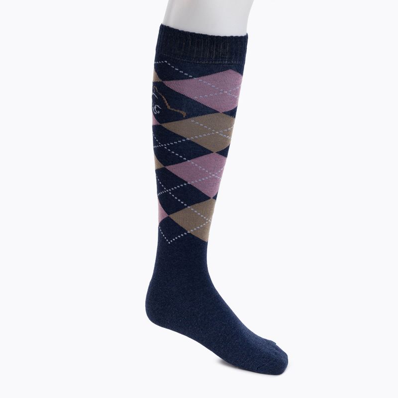 Comodo navy blue riding socks SPDJ/22