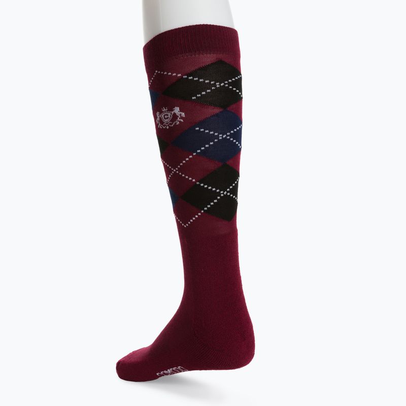 Comodo maroon riding socks SJPW/03 2