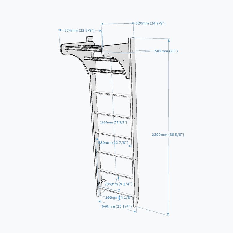 BenchK bronze gymnastic ladder BK-111 2