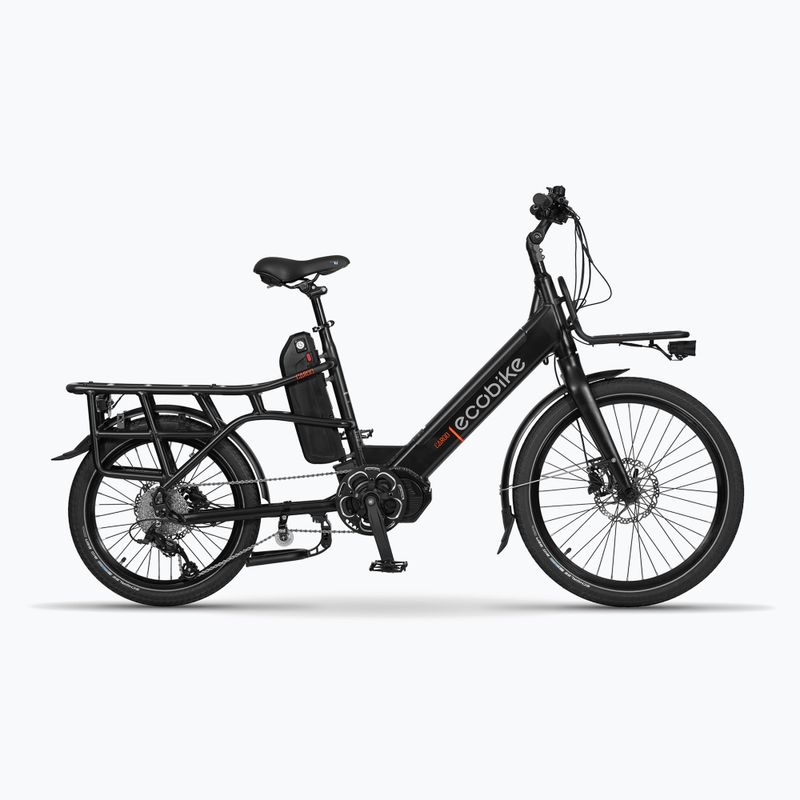 EcoBike Cargo/16Ah Trapeze Cargo+X300 10.4 AH Greenway electric bike black 1010503