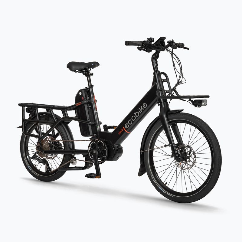 EcoBike Cargo/16Ah Trapeze Cargo+X300 10.4 AH Greenway electric bike black 1010503 2