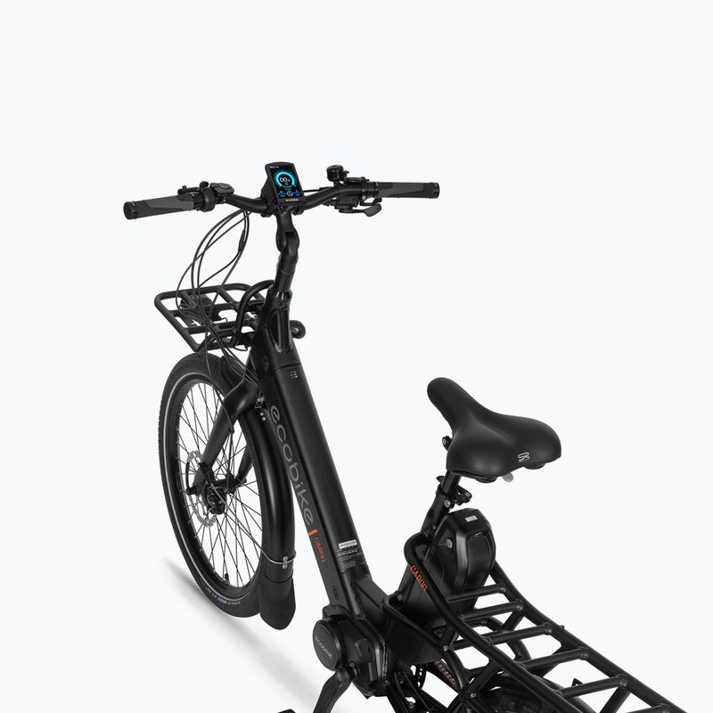 EcoBike Cargo/16Ah Trapeze Cargo+X300 10.4 AH Greenway electric bike black 1010503 4