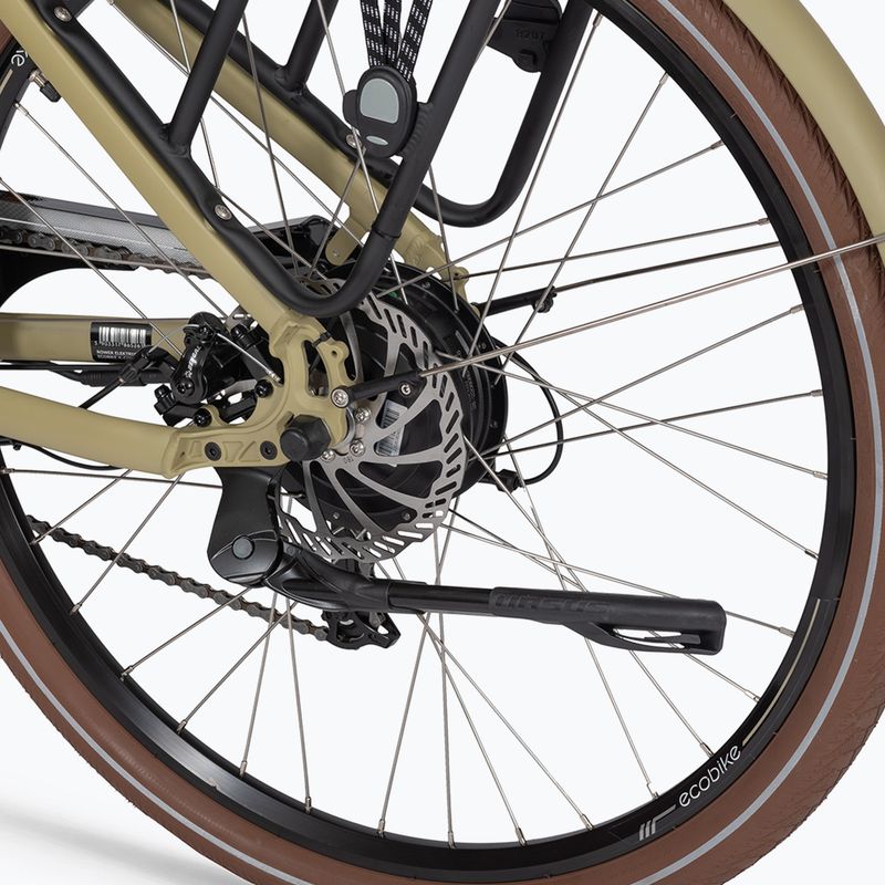 EcoBike X-City Cappuccino/13 Ah Greenway beige electric bike 1010119 11