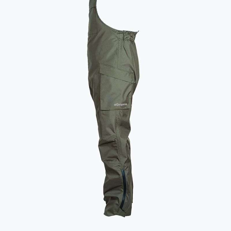 Men's fishing trousers Pros 298 olive green 3
