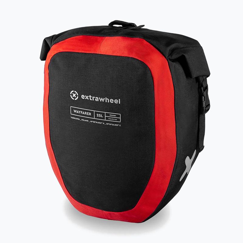 Extrawheel Wayfarer bike panniers black E0079 2