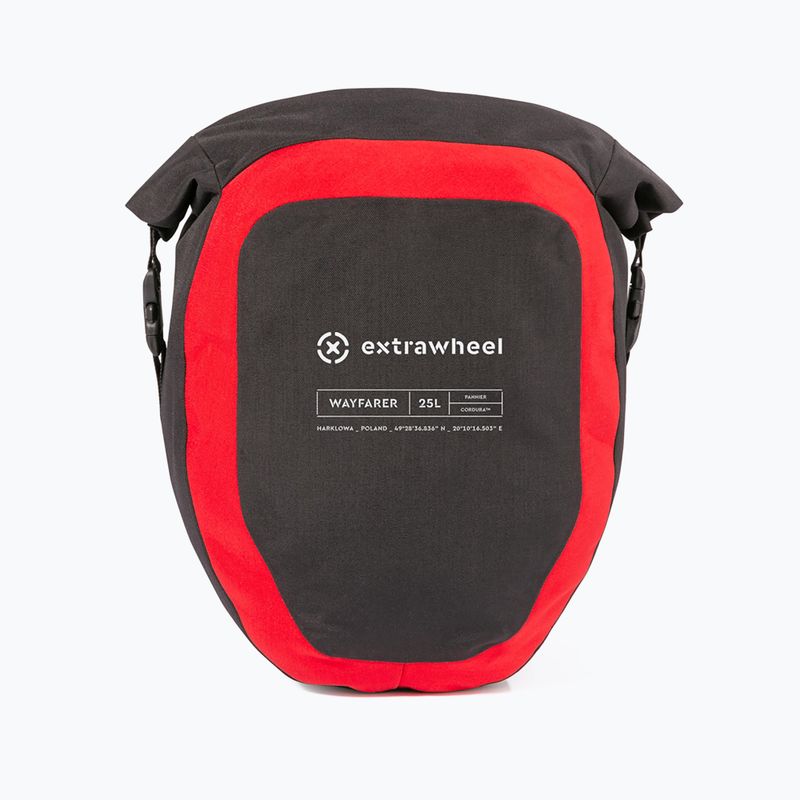 Extrawheel Wayfarer Premium 25L bike panniers 2 pcs black E0048 4
