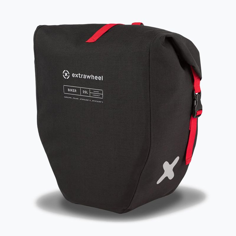 Extrawheel Biker Premium 25L bike panniers 2 pcs black E0102 2