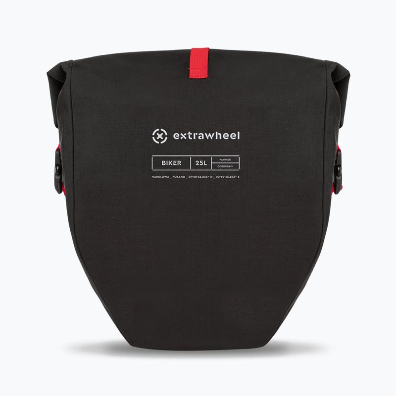 Extrawheel Biker Premium 25L bike panniers 2 pcs black E0102 4