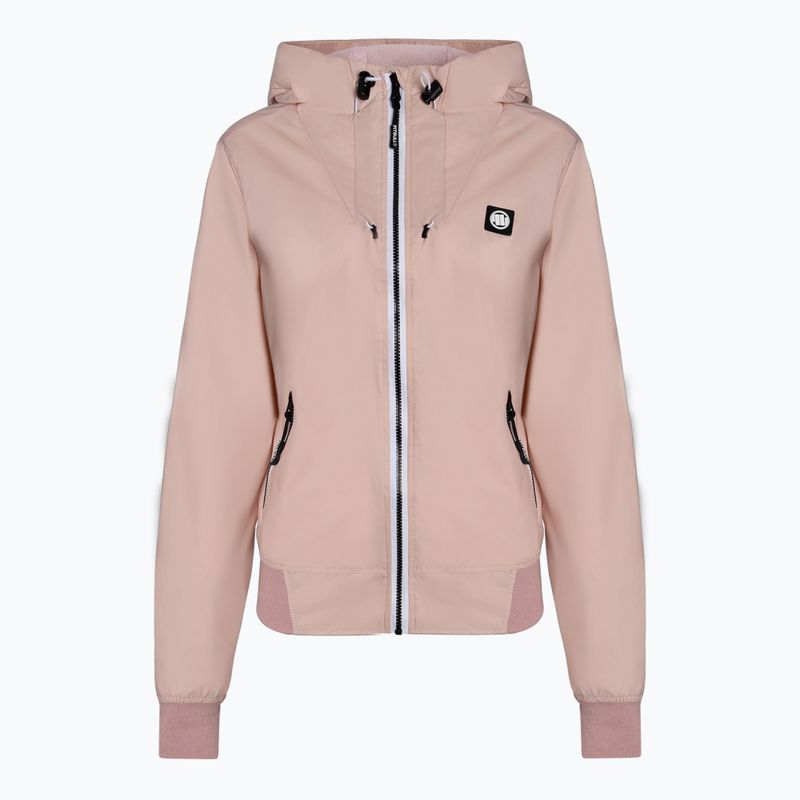 Women's jacket Pitbull West Coast Aaricia Hooded Nylon pink 7