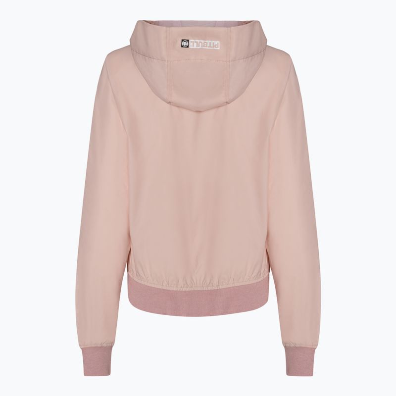 Women's jacket Pitbull West Coast Aaricia Hooded Nylon pink 8