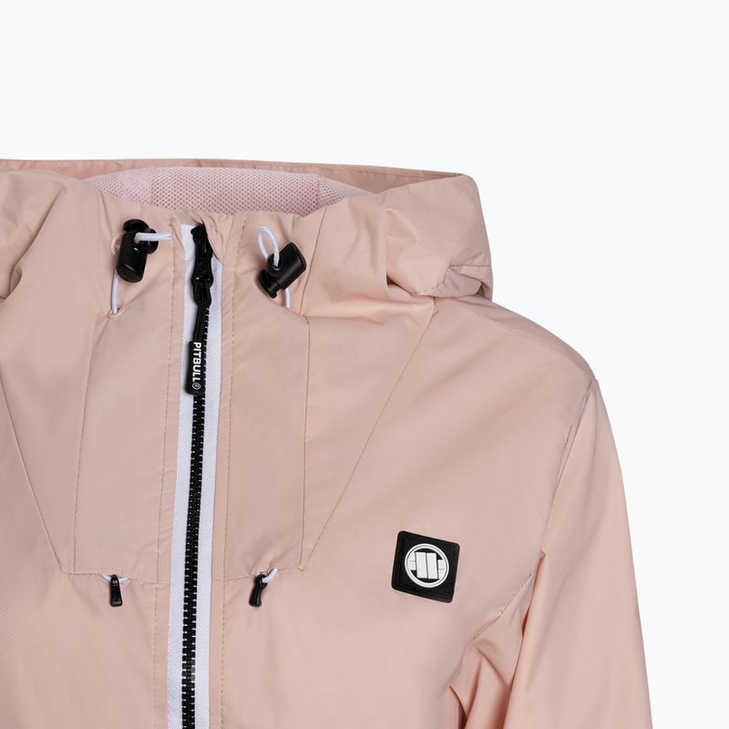 Women's jacket Pitbull West Coast Aaricia Hooded Nylon pink 9