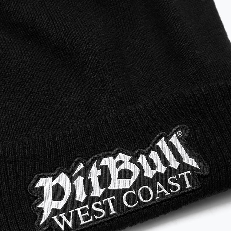 Winter hat Pitbull Beanie Bubble One Tone Old Logo black 2