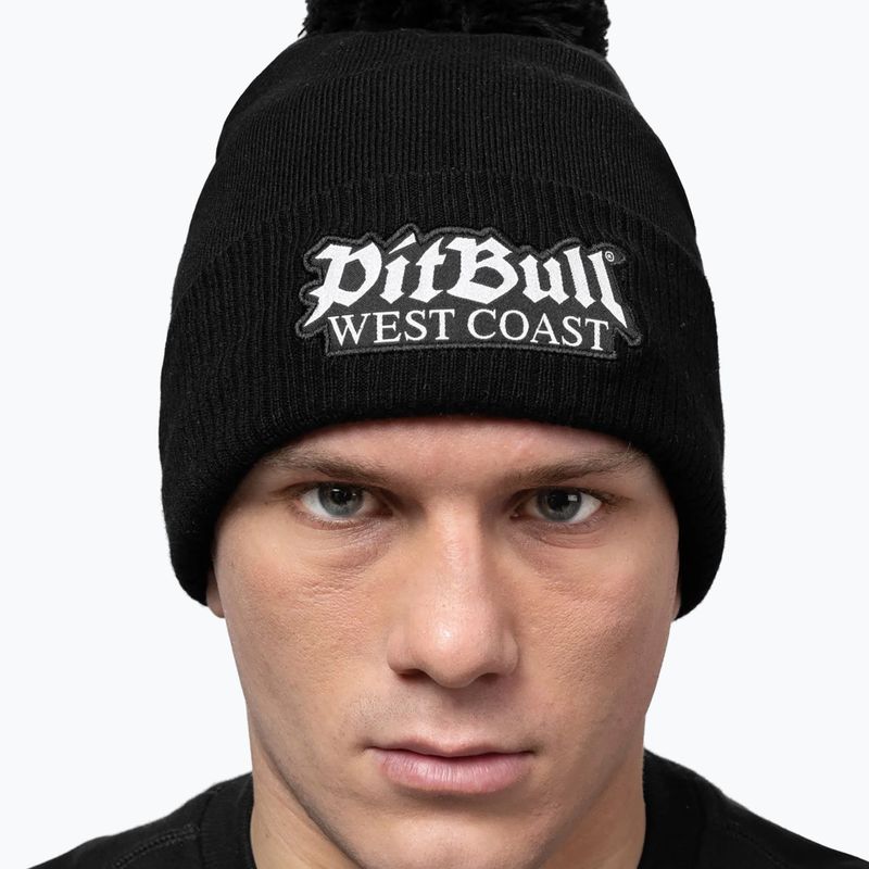 Winter hat Pitbull Beanie Bubble One Tone Old Logo black 3