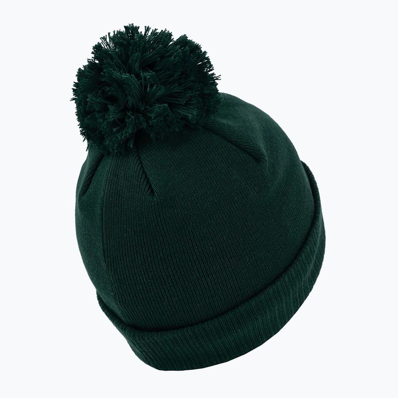 Pitbull West Coast winter beanie Bubble Small Logo dark green 2