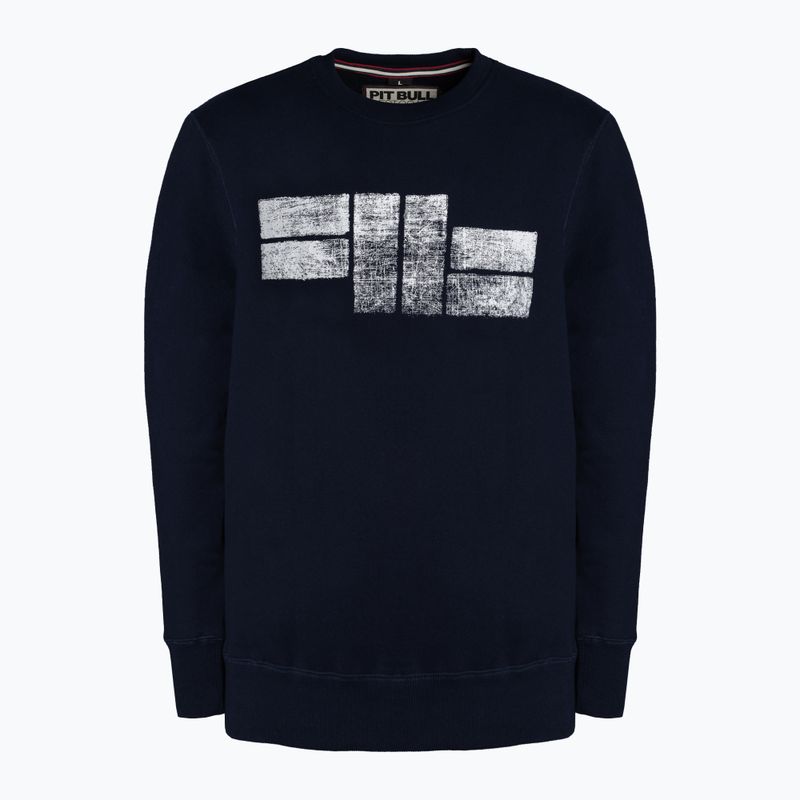 Men's sweatshirt Pitbull West Coast Crewneck Classic Logo dark navy