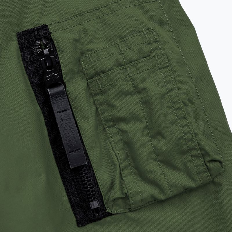 Men's Pitbull West Coast Nimitz Hooded olive jacket 6