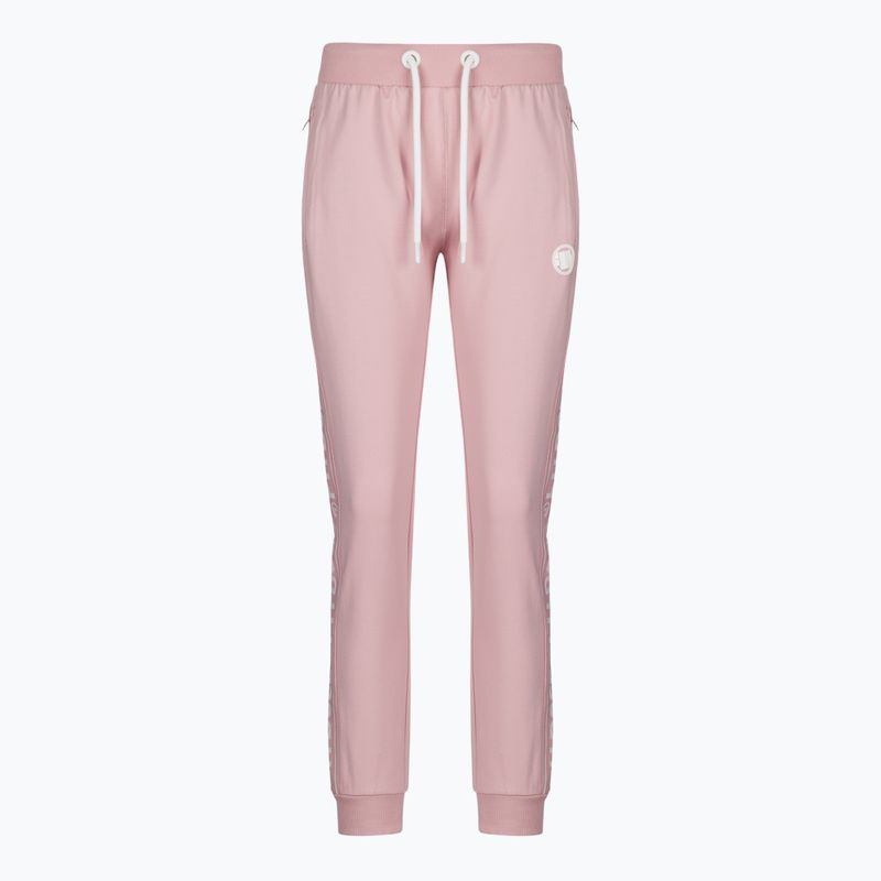 Women's trousers Pitbull West Coast Jogging Pants F.T. 21 Small Logo powder pink