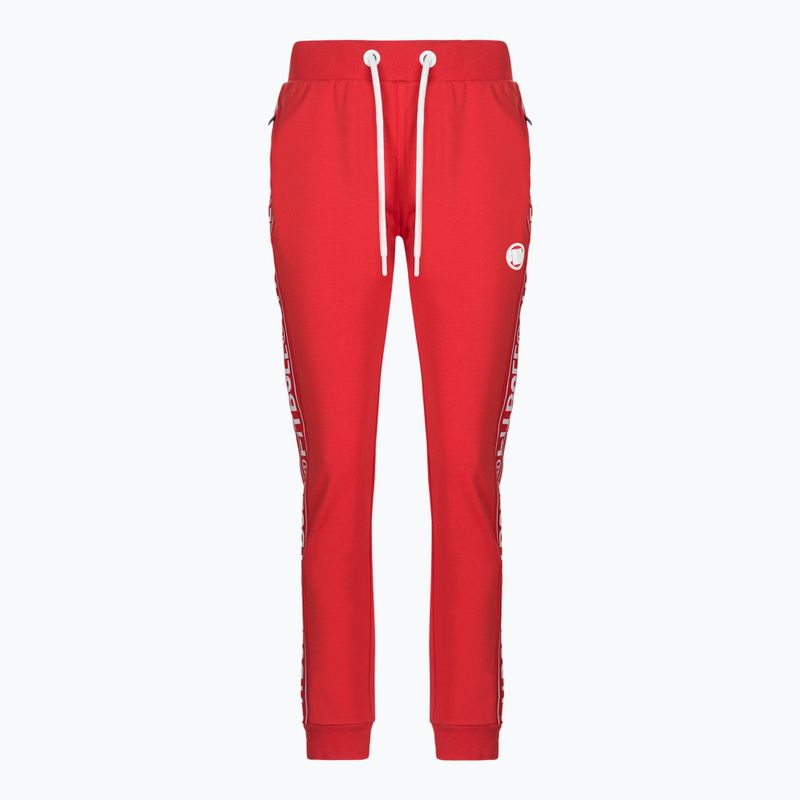 Women's trousers Pitbull West Coast Jogging Pants F.T. 21 Small Logo red