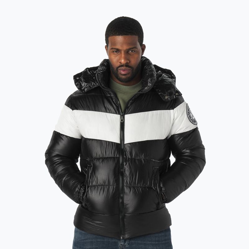 Men's down jacket Pitbull West Coast Cosmo black/white