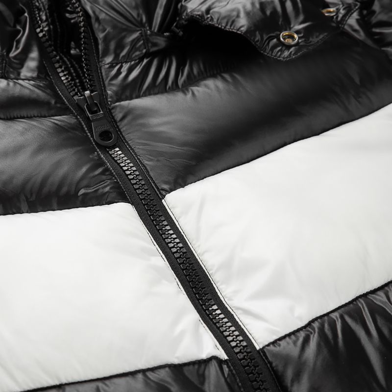 Men's down jacket Pitbull West Coast Cosmo black/white 5