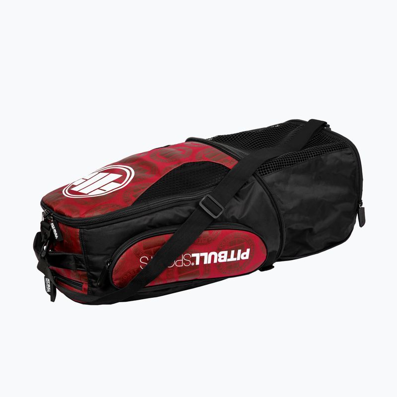 Men's backpack Pitbull West Coast Medium Convertible Logo red 11