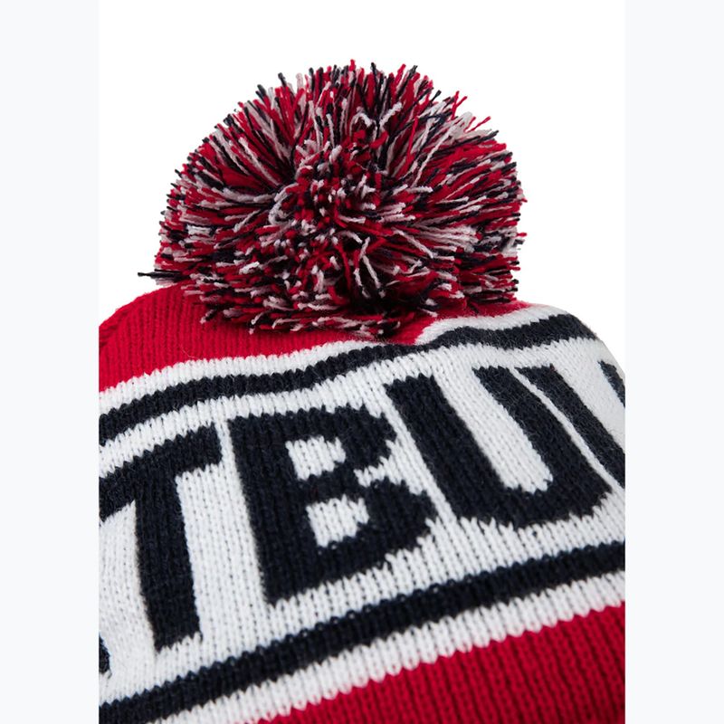 Men's winter beanie Pitbull Beanie Fleming II red/dark navy 3