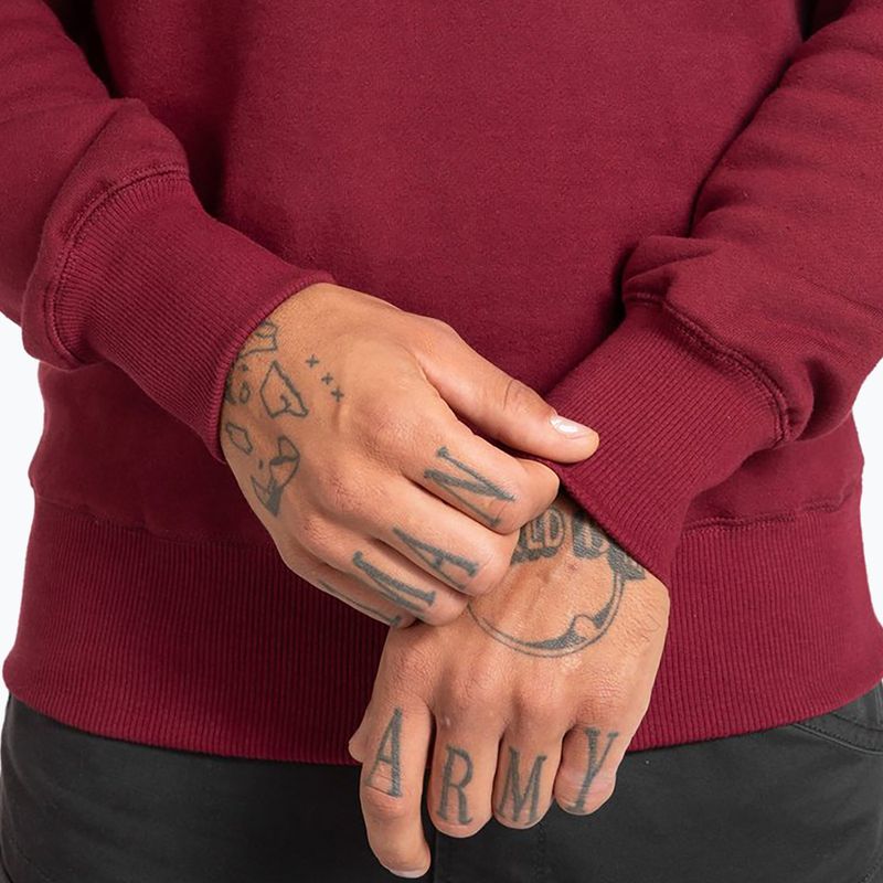 Men's sweatshirt Pitbull West Coast Crewneck Classic Logo burgundy 5