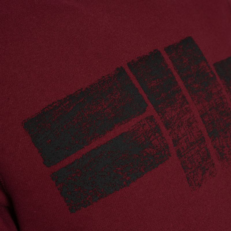 Men's sweatshirt Pitbull West Coast Crewneck Classic Logo burgundy 8