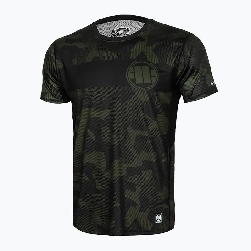 Men's T-shirt Pitbull West Coast Performance Dillard Casino black/olive