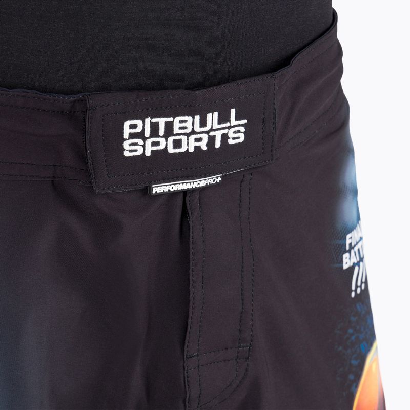 Men's grappling shorts Pitbull West Coast Grappling Master Of Boxing black 5