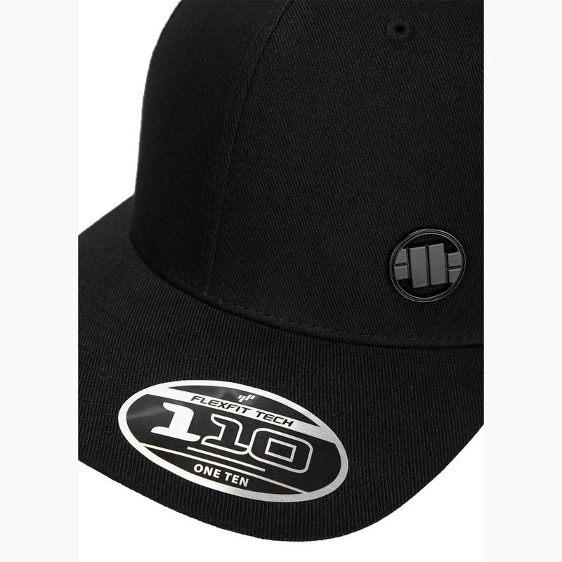 Pitbull West Coast men's Snapback Hook & Loop ,,3D Metal Logo" black 4