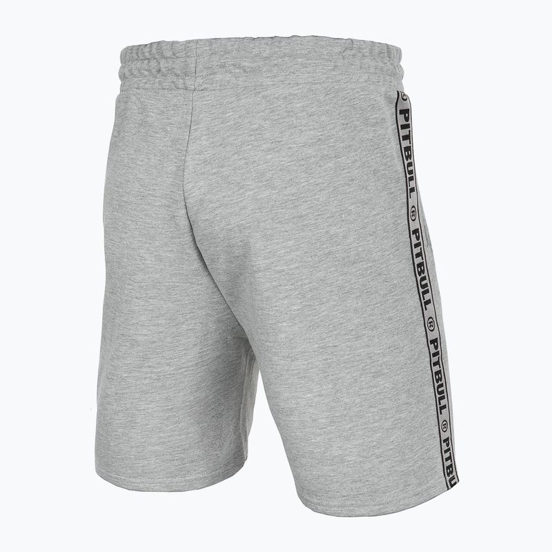 Men's shorts Pitbull West Coast Meridian grey/melange 2