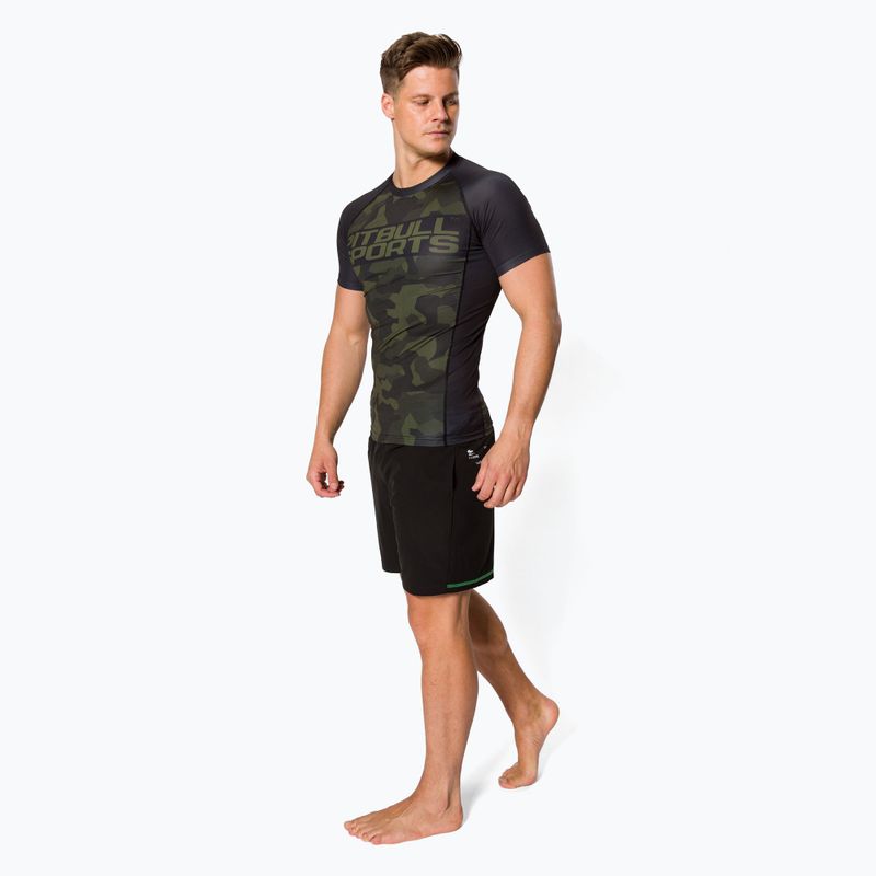 Men's Rashguard Pitbull West Coast T-S Rash Dillard olive camo 2