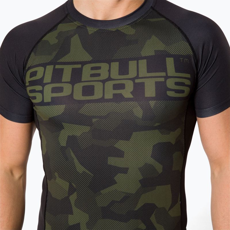 Men's Rashguard Pitbull West Coast T-S Rash Dillard olive camo 4