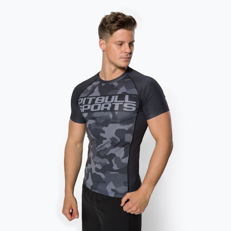 Men's Rashguard Pitbull West Coast T-S Rash Dillard black camo