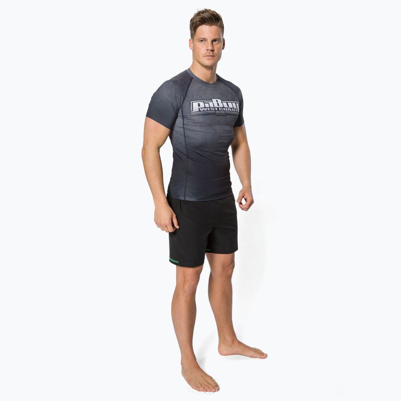 Men's Rashguard Pitbull West Coast T-S Rash Scratch grey 2