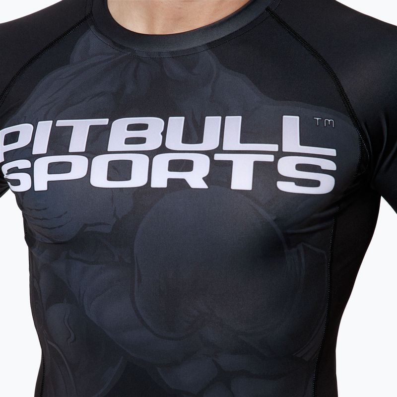 Men's Rashguard Pitbull West Coast T-S Rash Master Of Boxing black 4