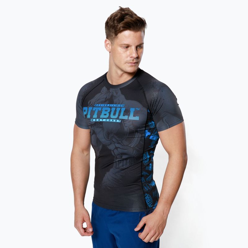 Men's Rashguard Pitbull West Coast Rash T-S Masters Of Boxing black