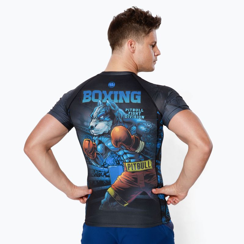 Men's Rashguard Pitbull West Coast Rash T-S Masters Of Boxing black 3