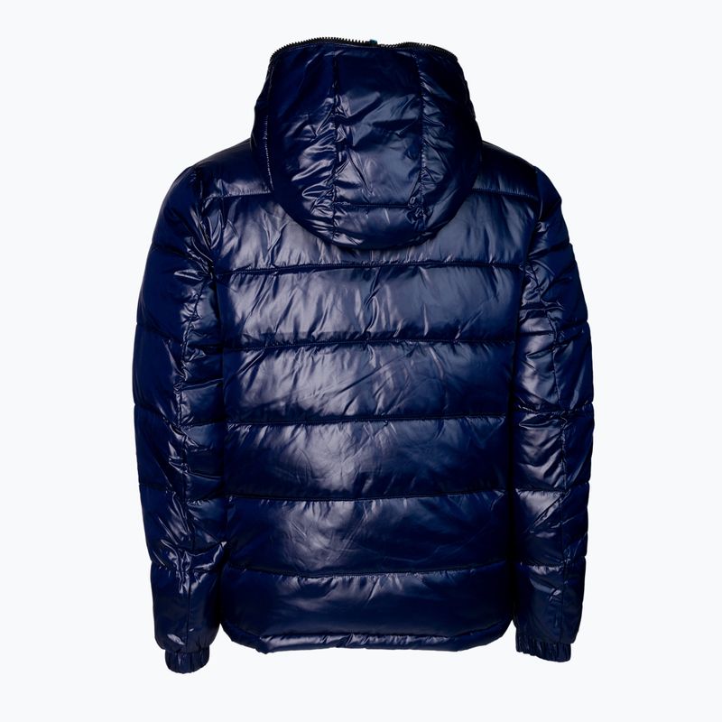 Men's down jacket Pitbull West Coast Quilted Hooded Shine dark navy 2
